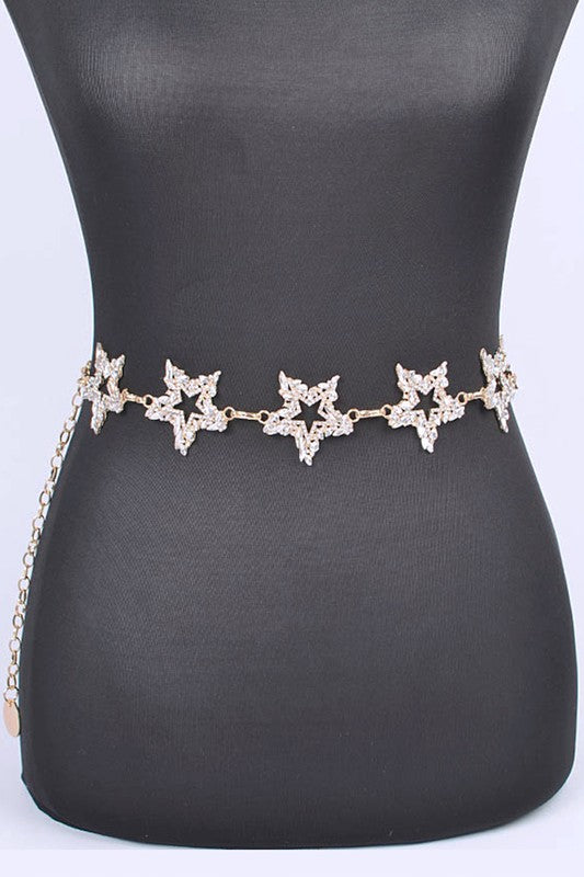 Shiny Star Iconic Chain Belt