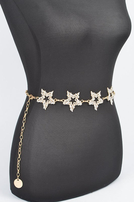 Shiny Star Iconic Chain Belt