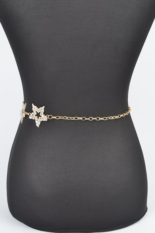 Shiny Star Iconic Chain Belt