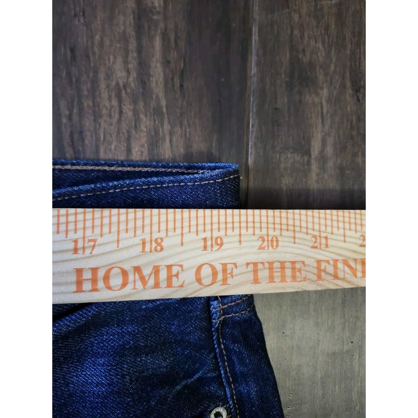 Old Navy Slouchy Straight Jeans Plus Size 16 High Rise Blue Dark Wash Button Fly