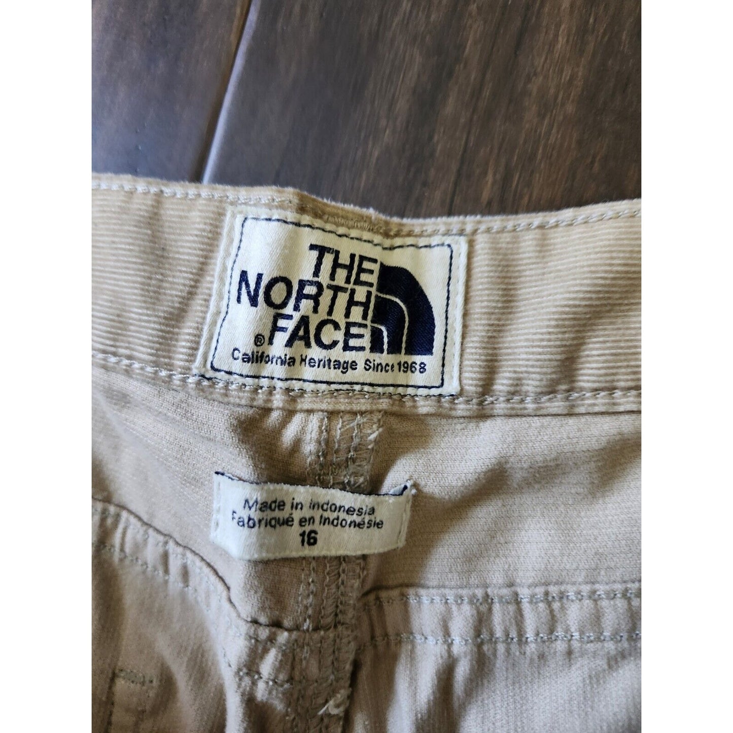 The North Corduroy Dress Pants Size 16 Beige Tan Mid Rise Straight Leg