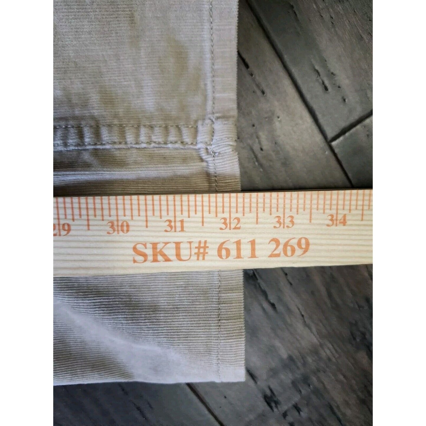 The North Corduroy Dress Pants Size 16 Beige Tan Mid Rise Straight Leg