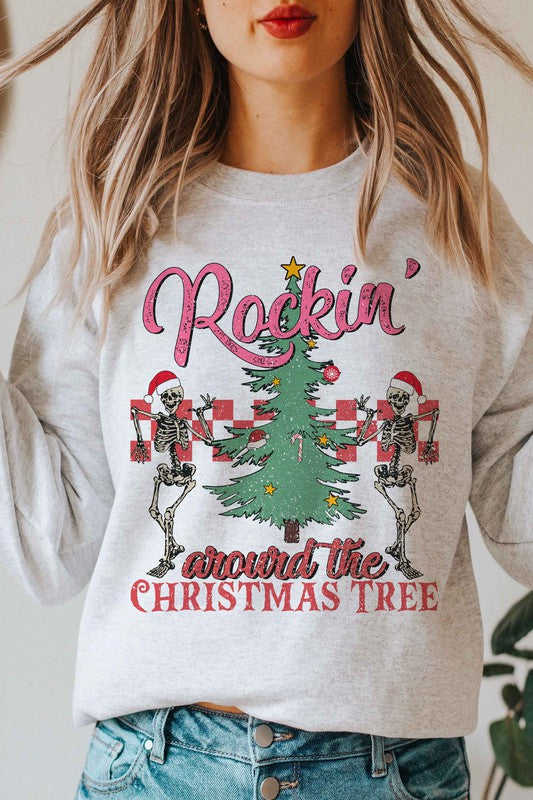 ROCKIN' AROUND THE CHRISTMAS TREE SWEATSHIRT