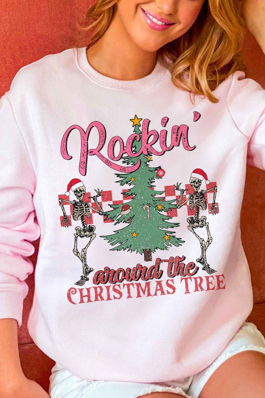 ROCKIN' AROUND THE CHRISTMAS TREE SWEATSHIRT