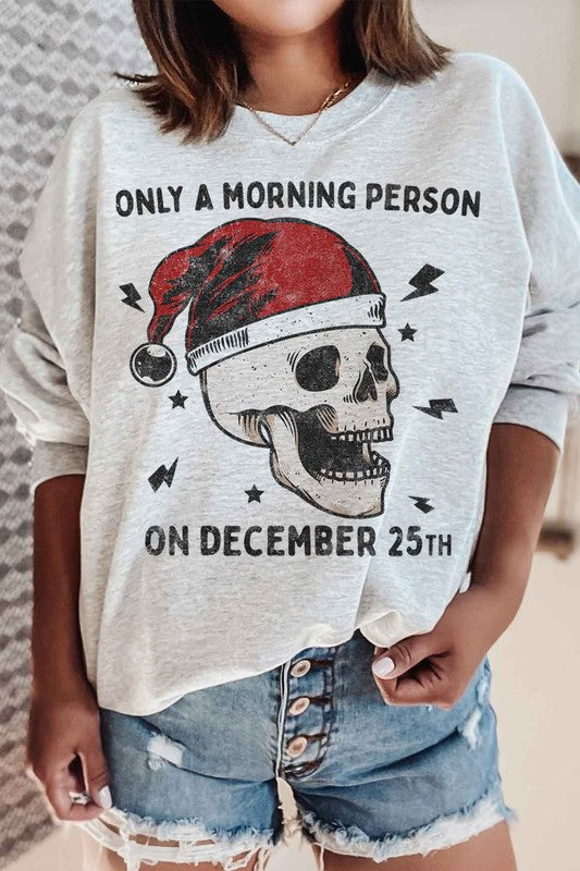 CHRISTMAS MORNING SWEATSHIRT PLUS SIZE