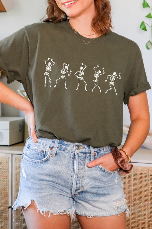 Dancing Skeletons Graphic T-Shirt