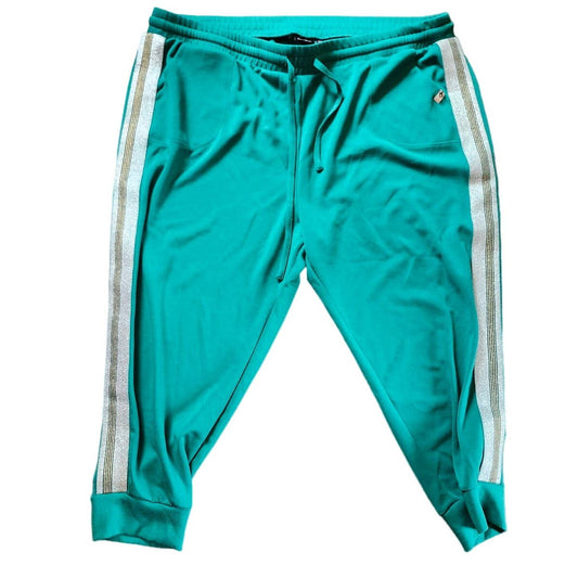 Torrid Lovesick Classic Fit Jogger Sweatpants Plus Size 5X Green Fleece