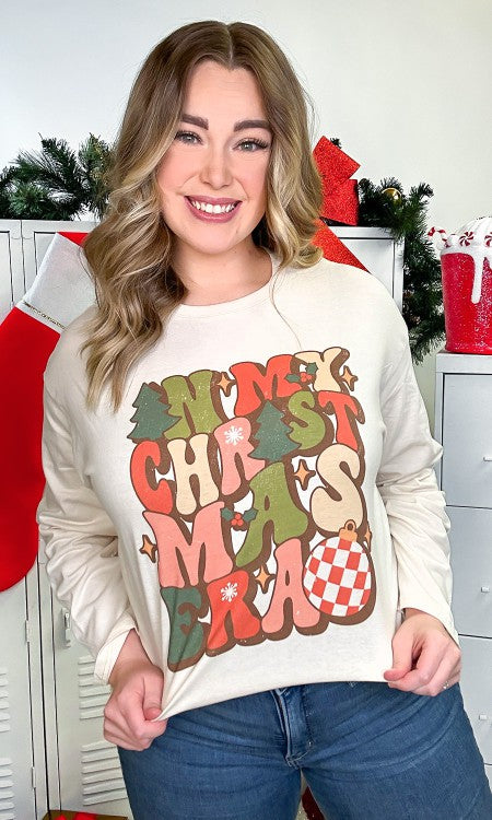 In My Christmas Era Graphic BF Long Sleeve
