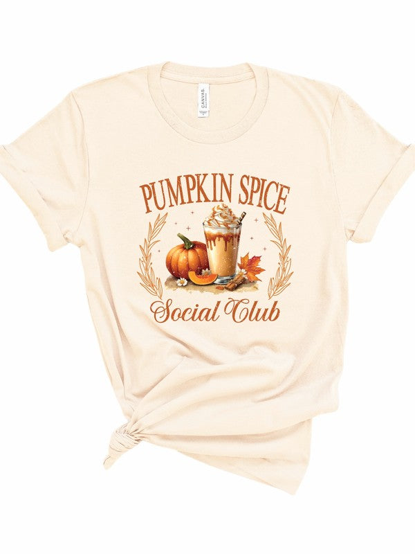 Pumpkin Spice Social Club Graphic Tee