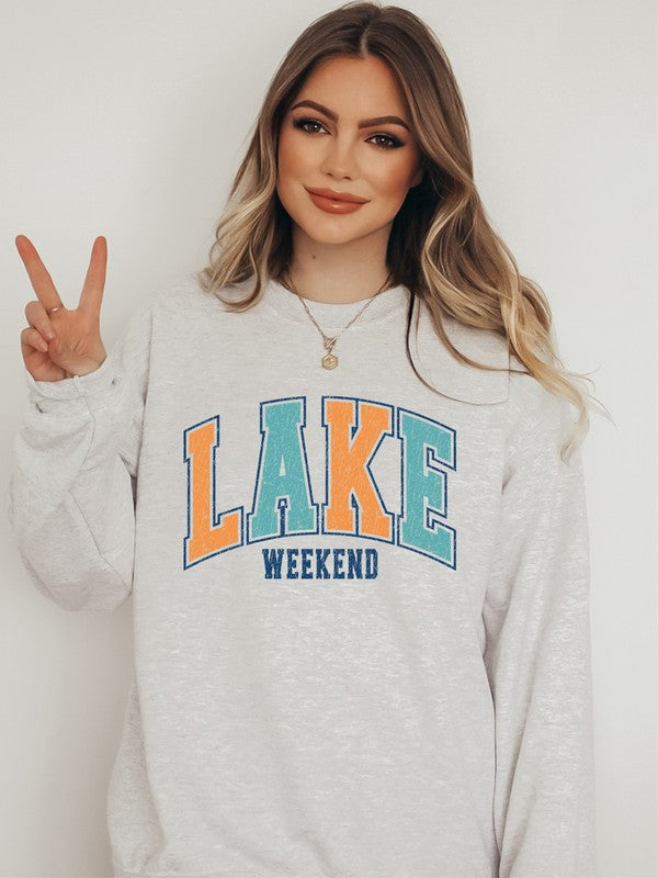 Lake Weekend CrewNeck Sweatshirt