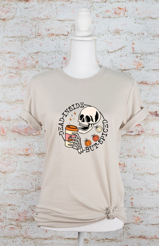 Dead Inside but Spiced Bella Canvas Graphic Tee