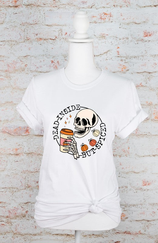 Dead Inside but Spiced Bella Canvas Graphic Tee