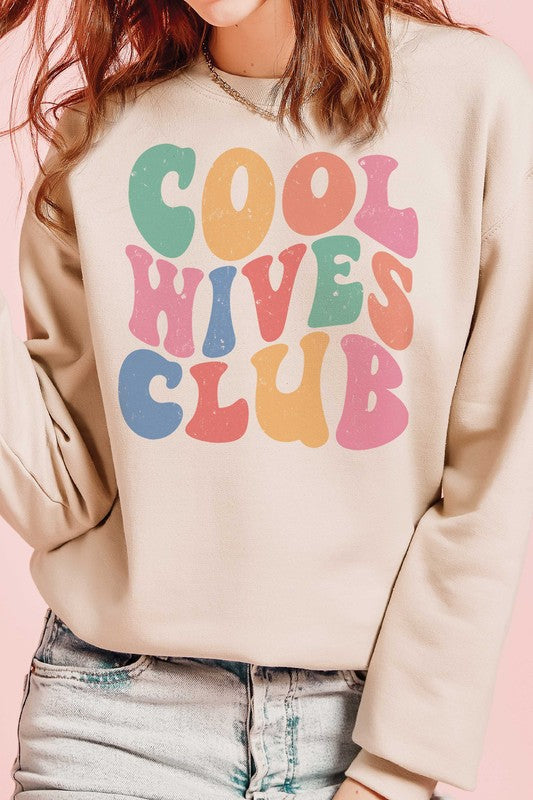 COOL WIVES CLUB Graphic Sweatshirt