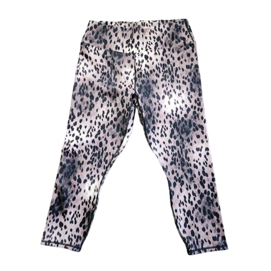 Fabletics Boost PowerHold High-Waisted Leggings Animal Print Size XXL