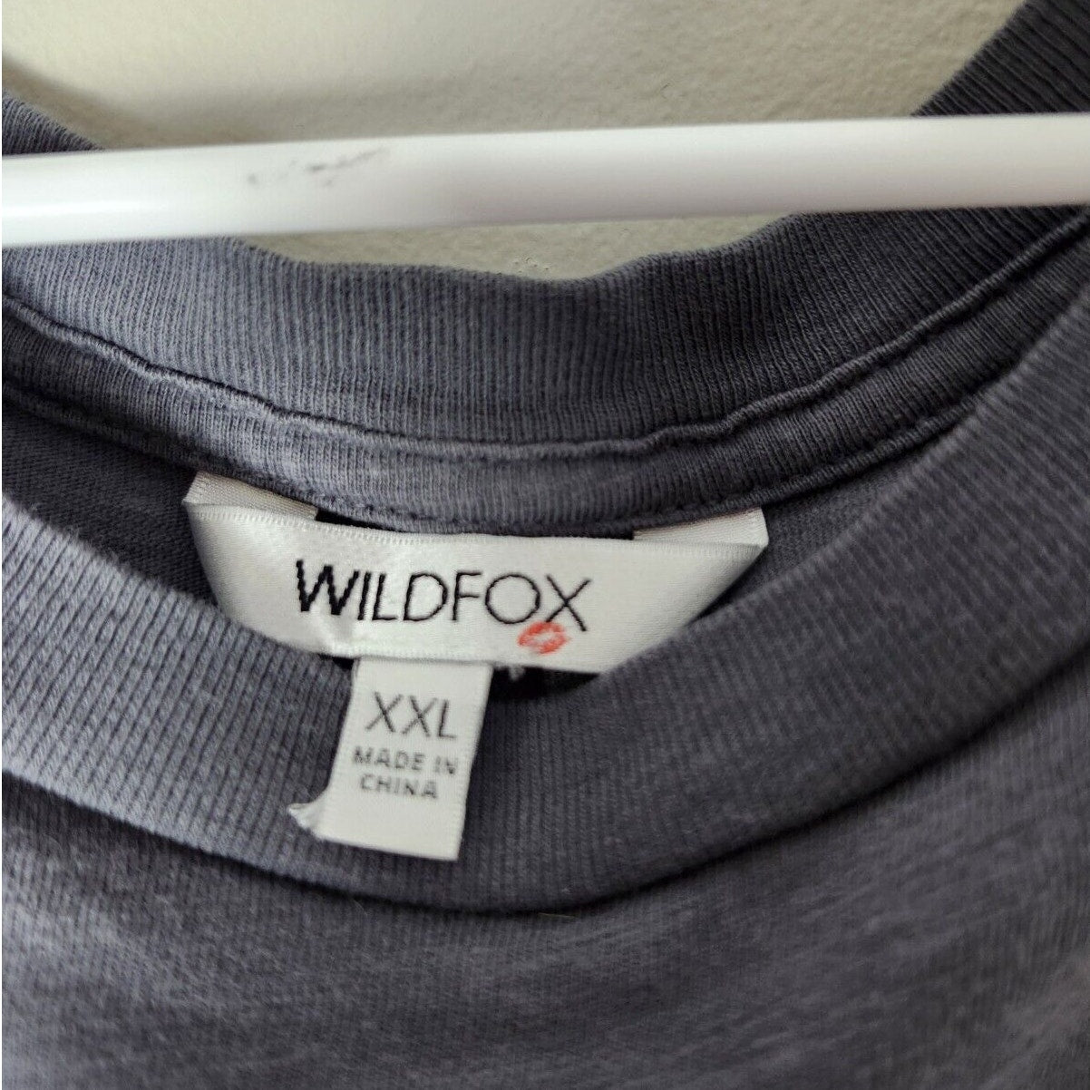 WildFox Graphic Tee T-Shirt Size XXL Gray Sunny Days Short Sleeve