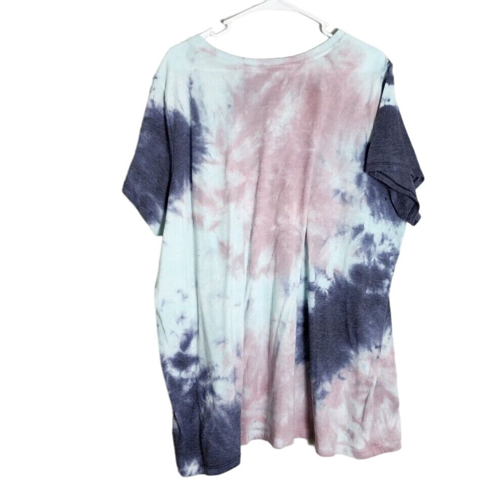 Torrid Classic Fit T-Shirt Plus Size 3X Cool Mom Tie Dye Short Sleeve Tee