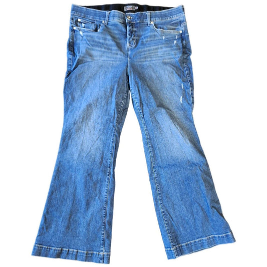Torrid Bombshell Fare Jeans Plus Size 22 Medium Wash Stretch Denim