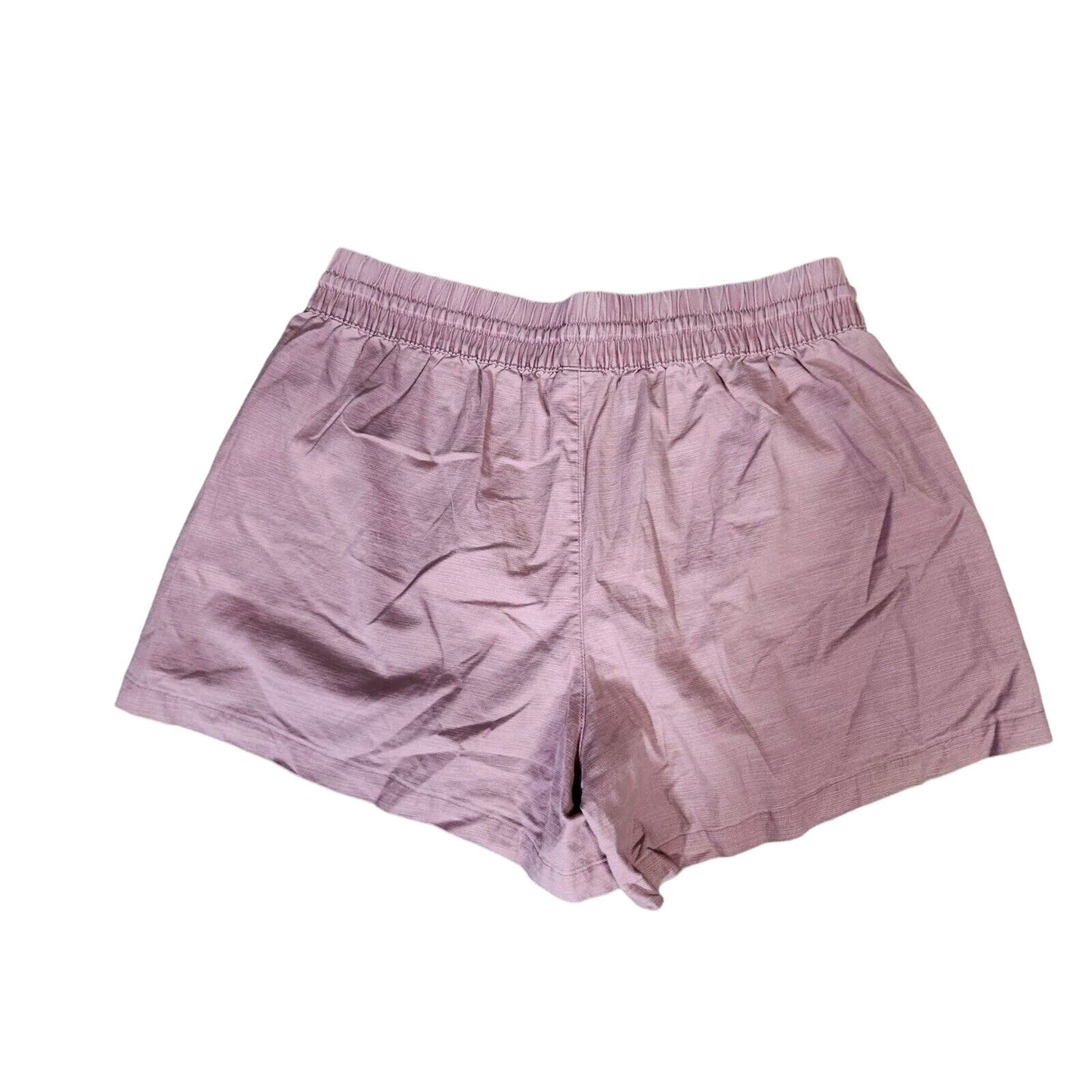 Ava & Viv Drawstring Shorts Plus Size 1X Pink Pockets Elastic Waist Cotton