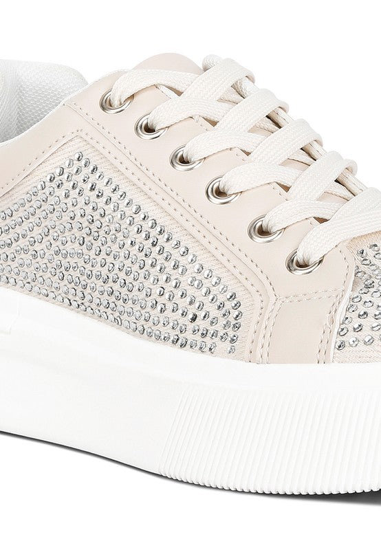 CAMILLE Embellished Chunky Sneakers