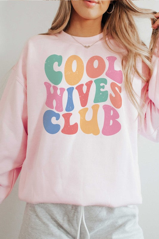 COOL WIVES CLUB Graphic Sweatshirt