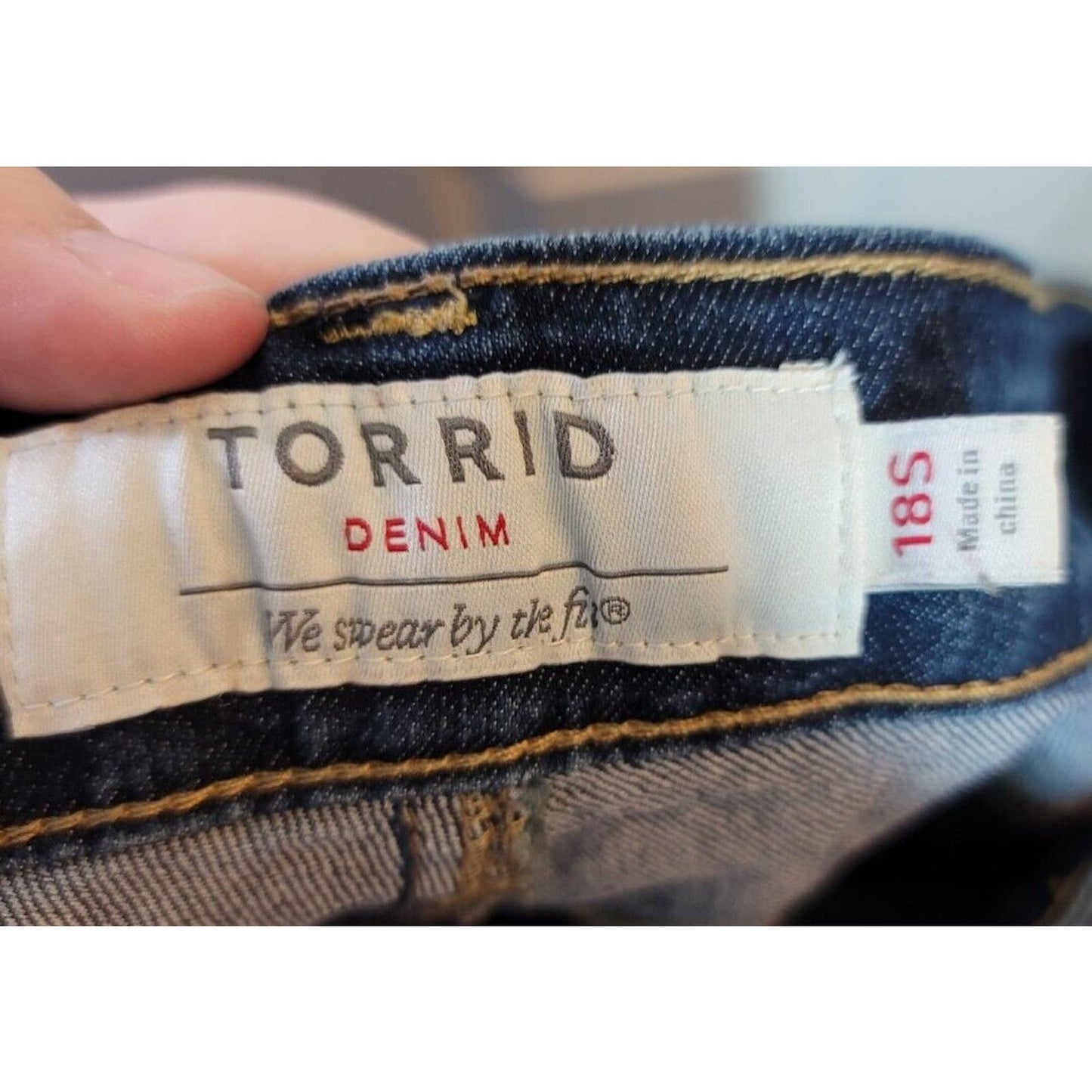Torrid Jeans Skinny Dark Wash Stretch Plus Size 18S Short