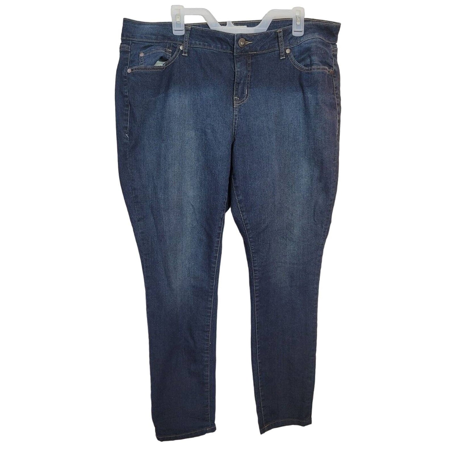 Torrid Jeans Skinny Dark Wash Stretch Plus Size 18S Short
