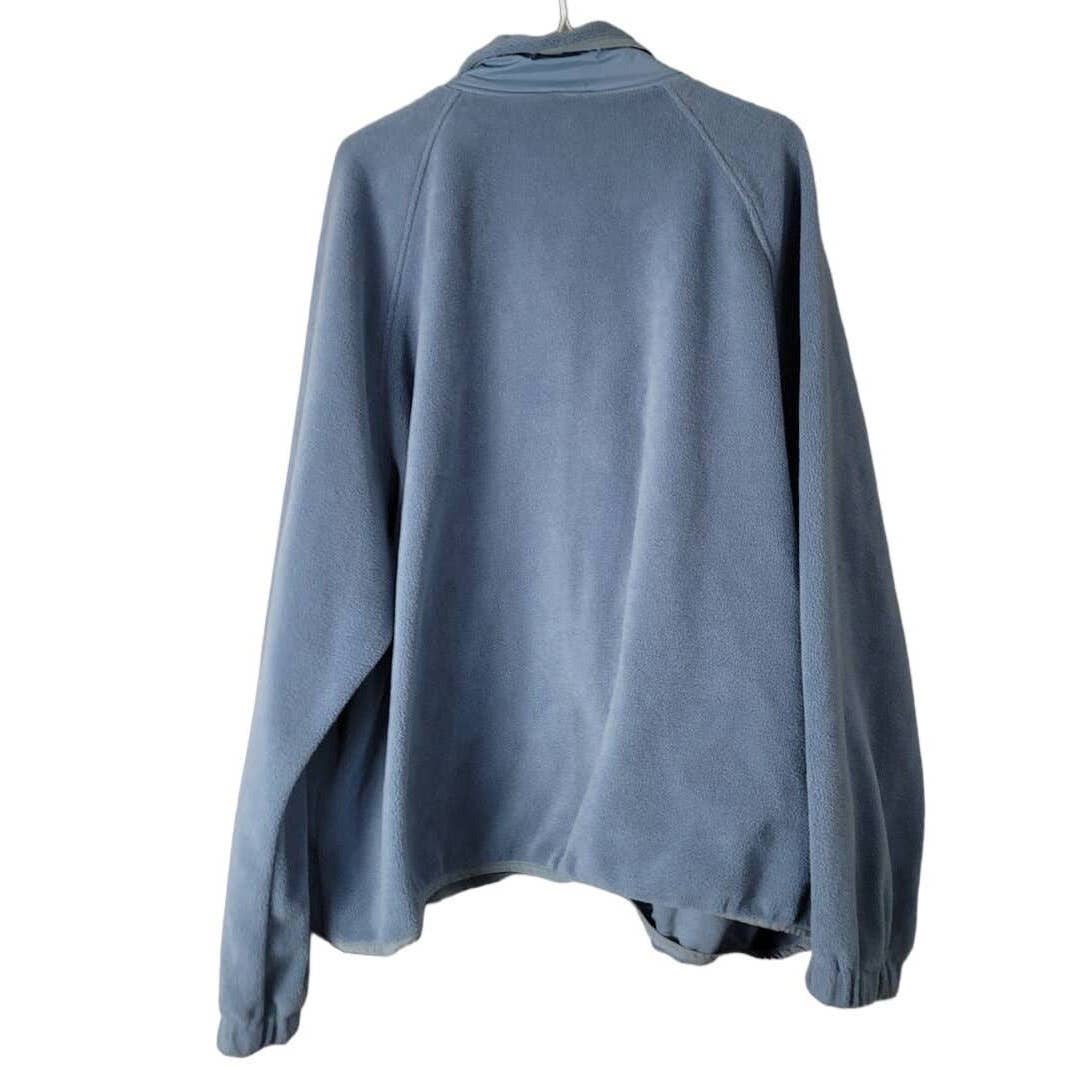 Heyson Hit The Slopes Fleece Jacket Blue Snap Front Size 3XL