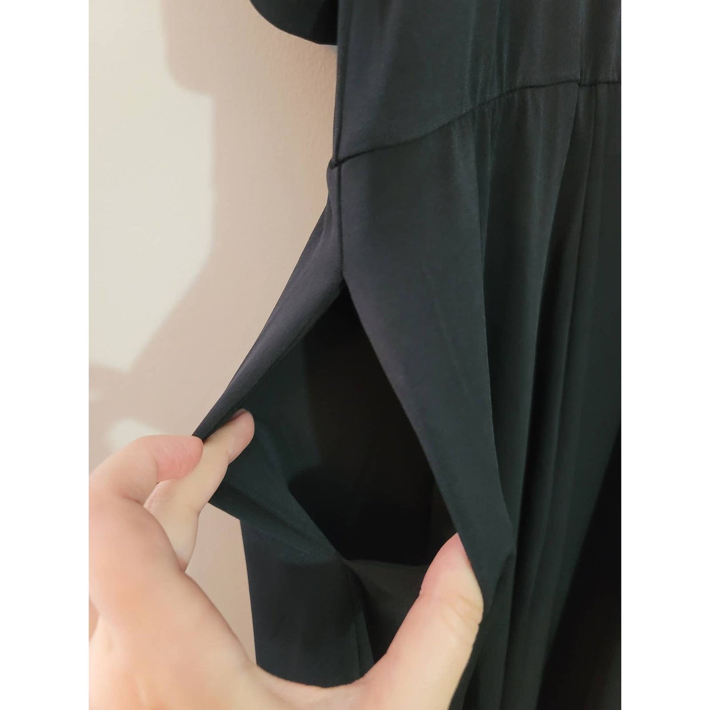 Torrid Size 2/2X Skater Dress Mini Studio Knit Cinch Front Ruched Sleeve